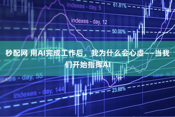 秒配网 用AI完成工作后，我为什么会心虚——当我们开始指挥AI
